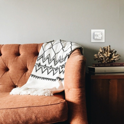 Terneo mex терморегулятор для теплого пола, слоновая кость в 