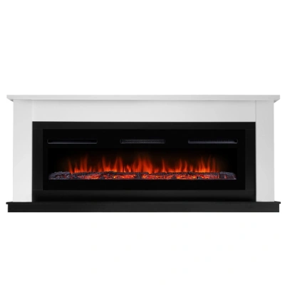 Каминокомплект Electrolux Infinity EFP/P-1600ULS, портал Canto Long белый, черный в 