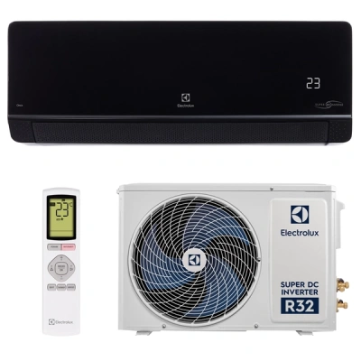Сплит-система инверторного типа Electrolux Onix Super DC EACS/I-18HIX-BLACK/N8 комплект в 