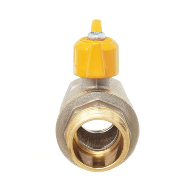 Кран шаровой 11Б27п DN15 PN40 газ вр/нр бабочка никель, серия Standart в 