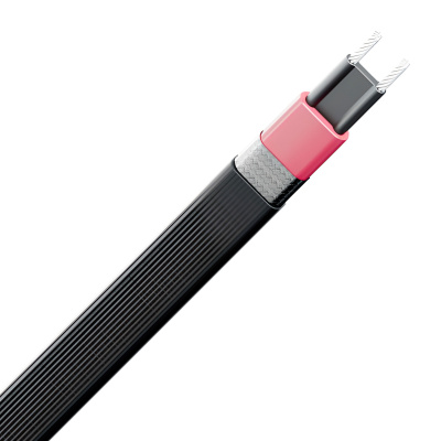 17LW-CF 12В низковольтный саморегулирующийся греющий кабель в 