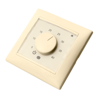 Эрголайт ТР-03 Валена терморегулятор для теплого пола, бежевый (в рамку Legrand Valena) в 