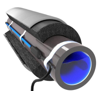 Freezstop-25-8 комплект саморегулирующегося греющего кабеля в 