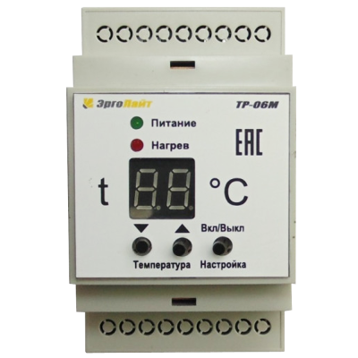 Терморегулятор для теплого пола ТР-06М в 