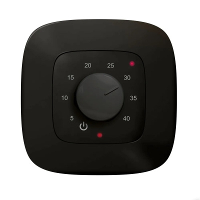 Эрголайт ТР-03 Валена Аллюр терморегулятор для теплого пола, черный (в рамку Legrand Valena Allure) в 