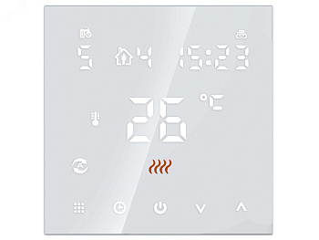 Русское тепло ТР-500 терморегулятор для теплого пола, черный в 