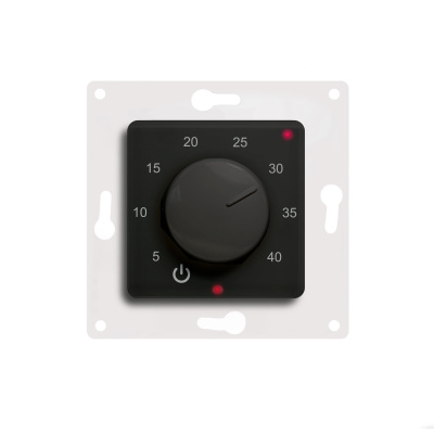 Эрголайт ТР-03 Легранд Инспирия терморегулятор для теплого пола, черный (в рамку Legrand Inspiria) в 