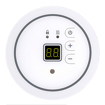 Эрголайт ТР SERIE ITALIANA ROTONDO терморегулятор для теплого пола, белый в 