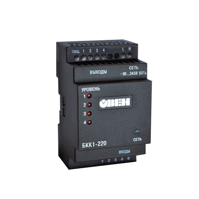 БКК1 4-уровневый сигнализатор жидкости на DIN рейку в 