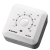 Эрголайт ТР-01.3В терморегулятор для теплого пола накладной с датчиком воздуха, белый в 