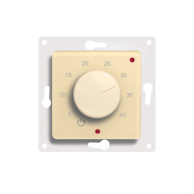 Эрголайт ТР-03 Этика терморегулятор для теплого пола, бежевый (в рамку Legrand Etika) в 