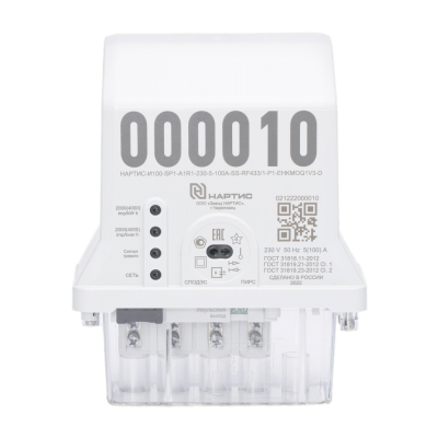 Счетчик НАРТИС-И100-SP1-A1R1-230-5-100A-SS-RF2400/1-RF433/1-P1-EНKMOQ1V3-D + Д101 + МР-М1-2G4G в 