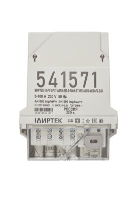 МИРТЕК-12-РУ-SP17-A1R1-230-5-100A-ST-RF2400/6-MOD-P2-B-D с МИРТЕК-МС-RFLT.F.SS-RF433.P-L и МИРТ-835 в 