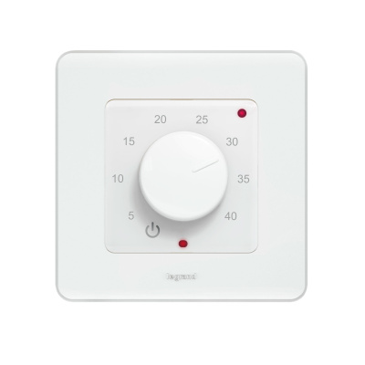Эрголайт ТР-03 Легранд Инспирия терморегулятор для теплого пола, белый (в рамку Legrand Inspiria) в 