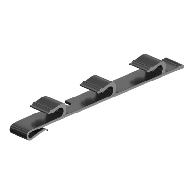 КМ/3Т зажим крепежный, черный в 