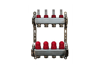 1х 3/4 7 вых; нерж. коллектор с расходомерами  в 