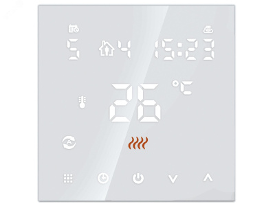 Русское тепло ТР-500 терморегулятор для теплого пола, черный в 