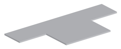 ТС.04 М кронштейн для опуска кабеля в трубу в 