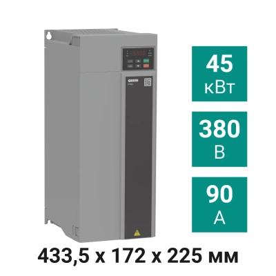 Преобразователь частоты ПЧВ3-45К-В [М01] 45,0 кВт 380 В в 