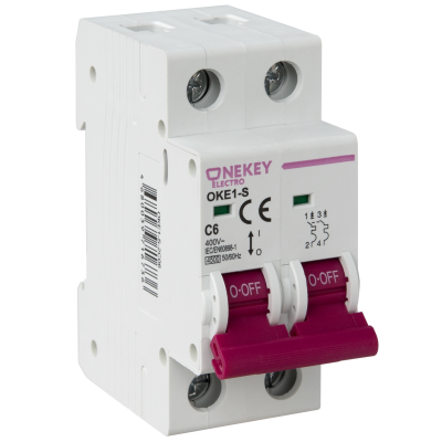 Автоматический выключатель OneKeyElectro 2P 4,5kA C-32A 2M в 