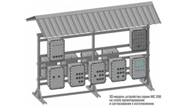 Готовые взрывозащищенные модульные устройства управления на стойке в 