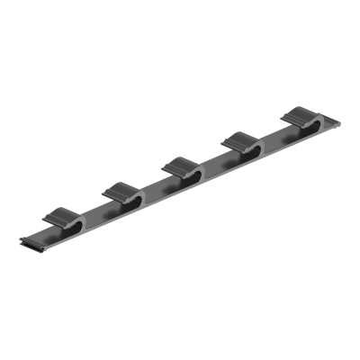 КМ/У зажим крепежный, черный в 