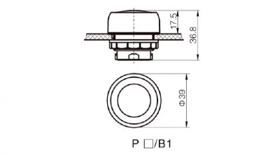 Заглушка типа B1 в 