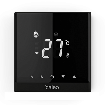 CALEO С732 терморегулятор для теплого пола, черный в 