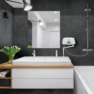 Проточный водонагреватель Electrolux SMARTFIX 2.0 T (3,5 kW) - кран в 