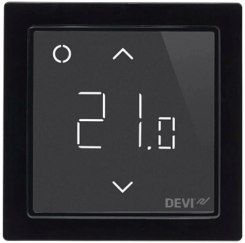 DEVIreg Smart Wi-Fi Wi-Fi терморегулятор для теплого пола, черный в 