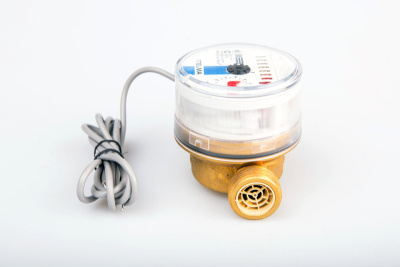 Счетчик горячей воды WFW24.D080-3-B-L-01-IP68 с импульсным выходом ГЕРКОН, вес импульса =1 л, ДУ15 в 