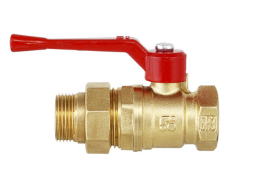 Кран шаровой 11Б27п1 DN25 PN40 "американка" рычаг, серия Standart в 