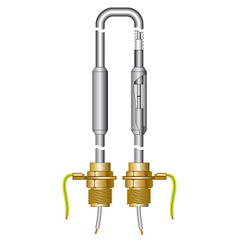 МIС ST резистивная нагревательная секция на основе кабеля с минеральной изоляцией в 