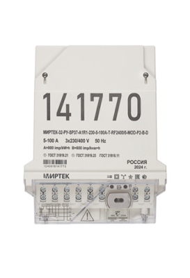 МИРТЕК-32-РУ-SP37-A1R1-230-5-100A-T-RF2400/6-MOD-P2-B-D с МИРТЕК-МС-RFLT.F.SS-L и МИРТ-835-RFBT в 