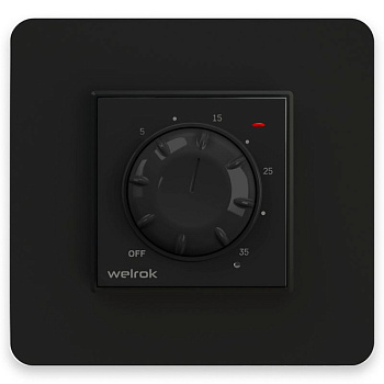 Welrok rtp bk терморегулятор для теплого пола в 