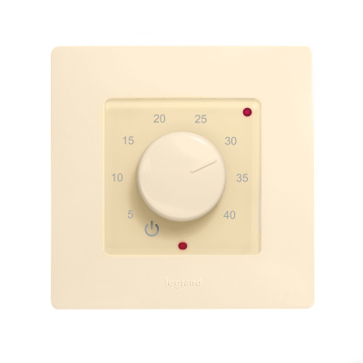 Эрголайт ТР-03 Этика терморегулятор для теплого пола, бежевый (в рамку Legrand Etika) в 
