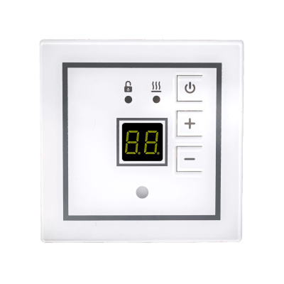 Эрголайт ТР SERIE ITALIANA QUADRATO терморегулятор для теплого пола, белый в 