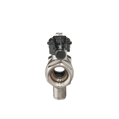 Кран шаровой для термодатчика 11Б27п1 Ду15 А30 вр/вр рычаг никель PN40 в 