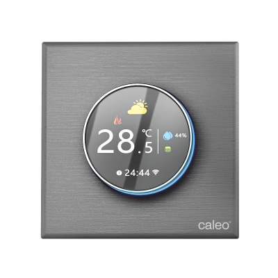 CALEO С938 Wi-Fi терморегулятор для теплого пола, серебристый в 