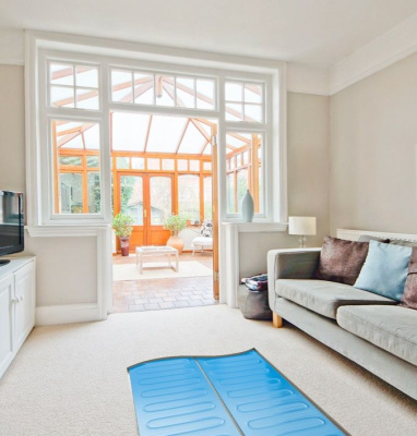 Теплолюкс Alumia 75 Вт/0,5 кв.м нагревательный мат для теплого пола в 