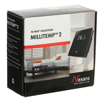 MILLITEMP 2 терморегулятор для теплого пола с датчиком температуры воздуха и пола в 