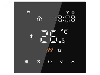 Русское тепло ТР-505 Wi-Fi терморегулятор для теплого пола, черный в 