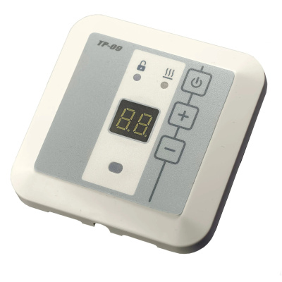Эрголайт ТР-09П терморегулятор для теплого пола встраиваемый с датчиком пола, бежевый в 