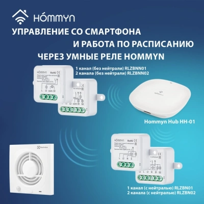Вентилятор вытяжной серии Move EAFV-100 с датчиком движения в 