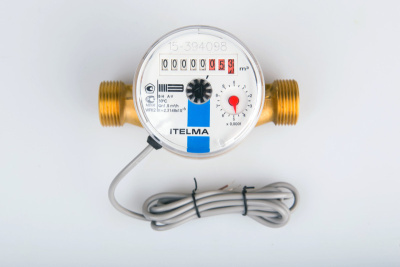 Счетчик холодной воды WFK24.D110-0-R-L-10-IP54 с импульснм выходом ГЕРКОН, ДУ15 в 