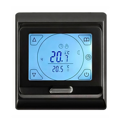 AlfaReg E-91.716 Wi-Fi терморегулятор для теплого пола программируемый сенсорный, 16A, черный в 