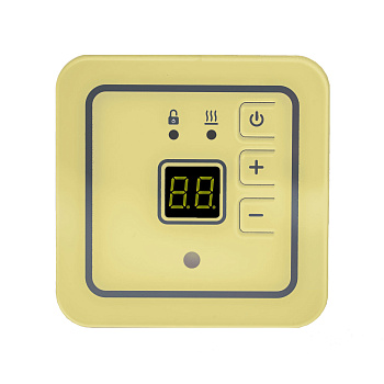 Эрголайт ТР SERIE ITALIANA ARROTONDATO терморегулятор для теплого пола, слоновая кость в 