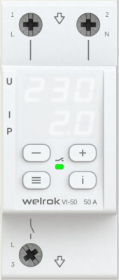 Welrok VI-50 реле напряжения с контролем тока в 