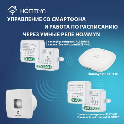 Вентилятор вытяжной серии Premium EAF-100T с таймером в 