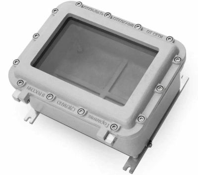 Взрывозащищенные коробки типа ЩОРВ…-О (CCFE) с окном (взрывонепроницаемые оболочки) в 